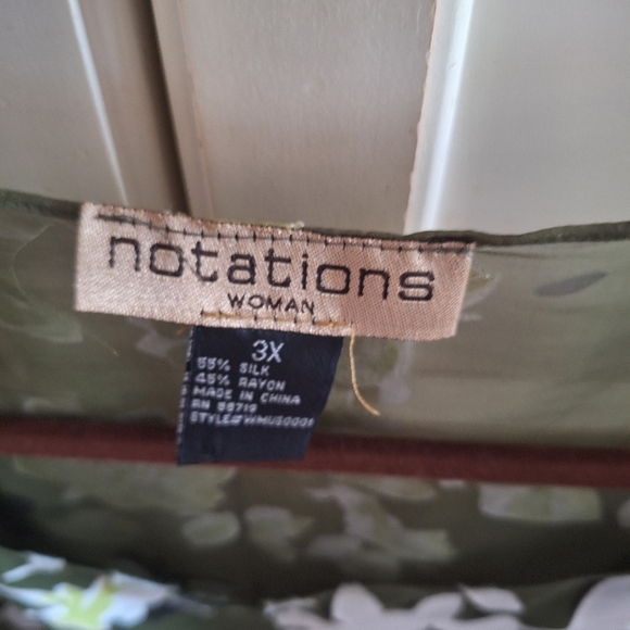 Notations Women's Scarf Top - Picture 11 of 14